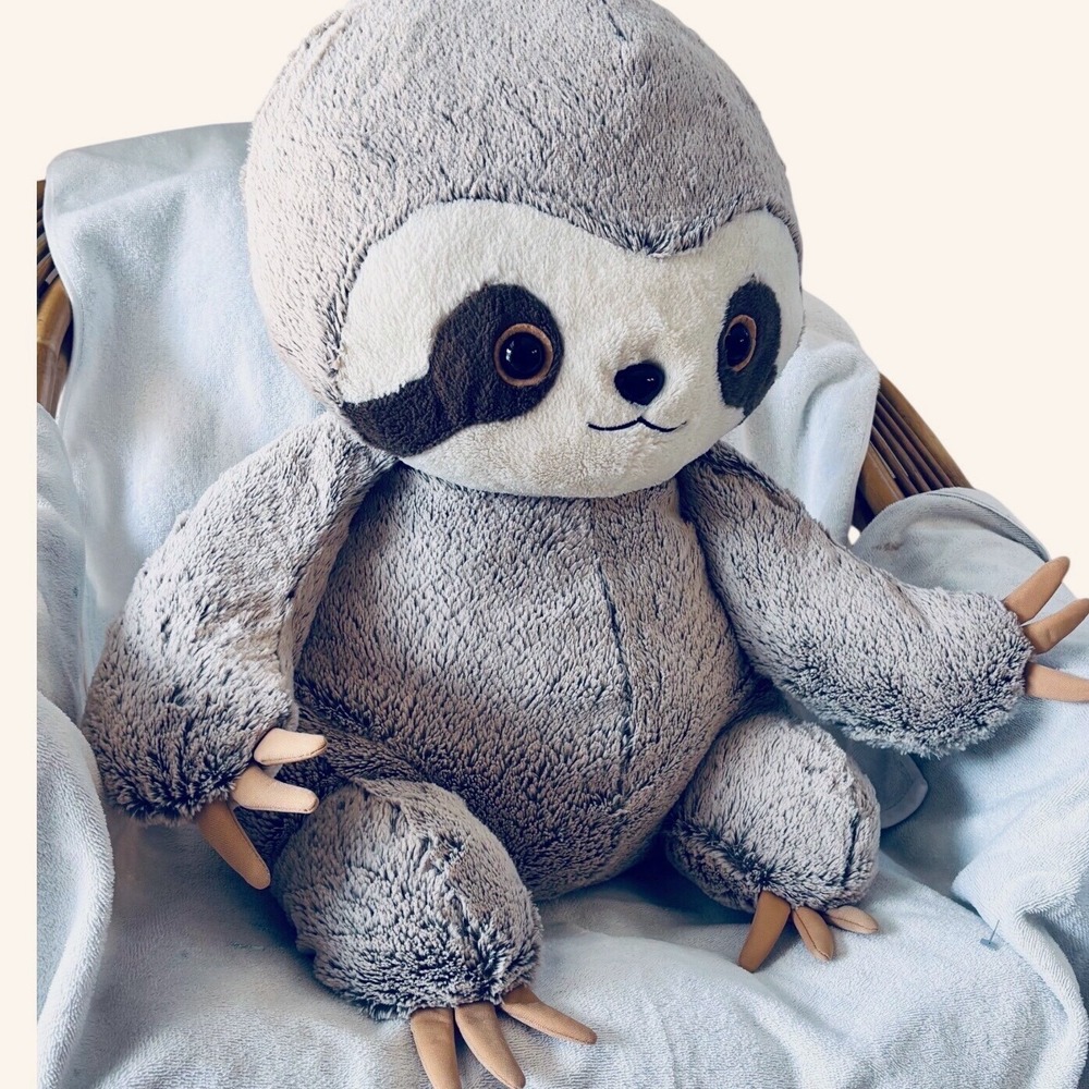 Hallmark Baby Sloth Plush 20" Jumbo Large Stuffed Animal Brown Soft Huggable